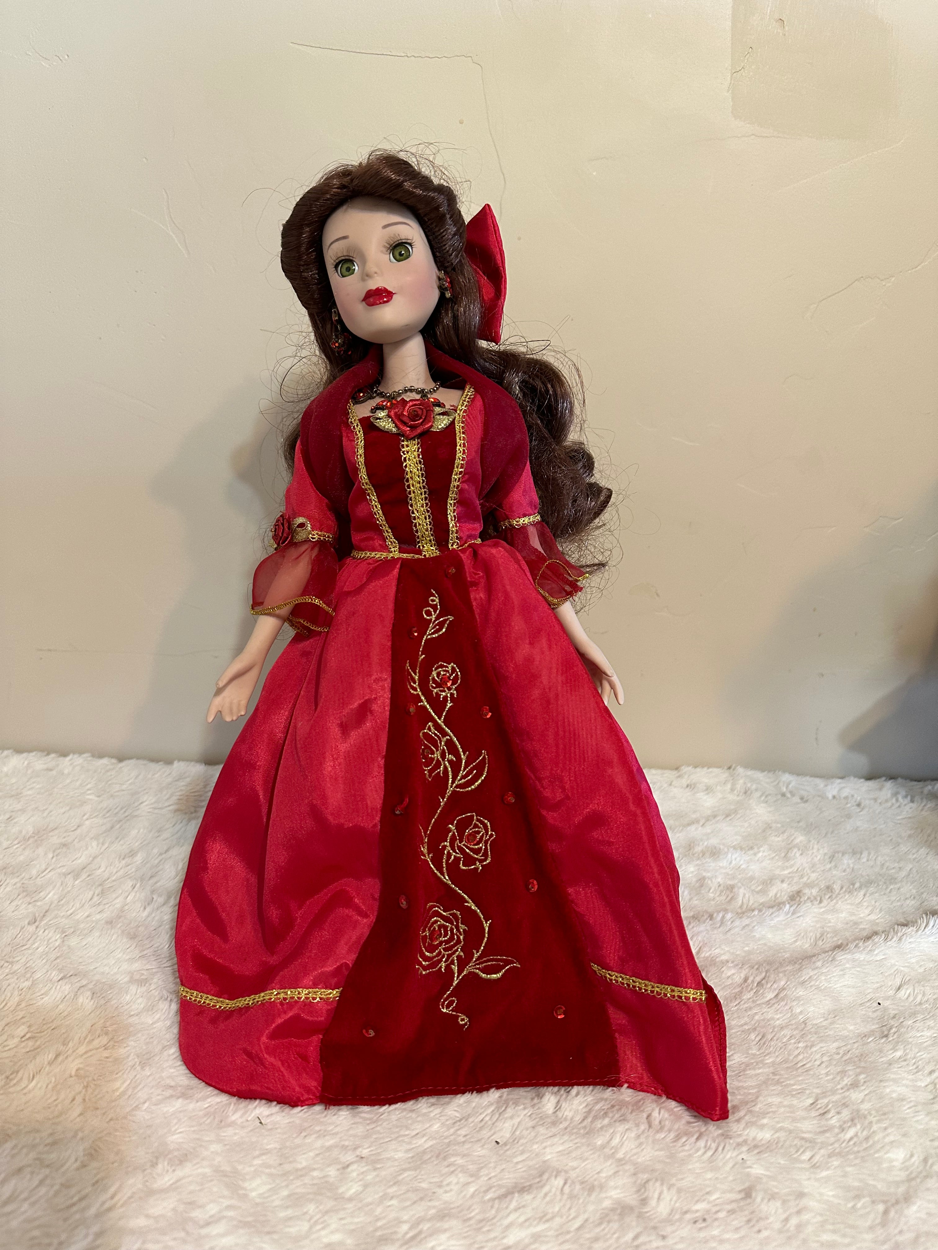 Princess belle red dress best sale